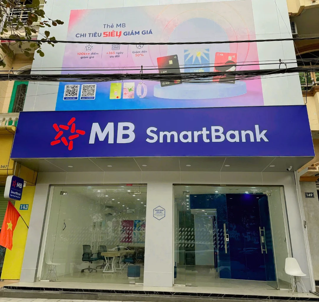 Ảnh Cây ATM ngân hàng Quân Đội MBBank Smartbank TP Yên Bái 1