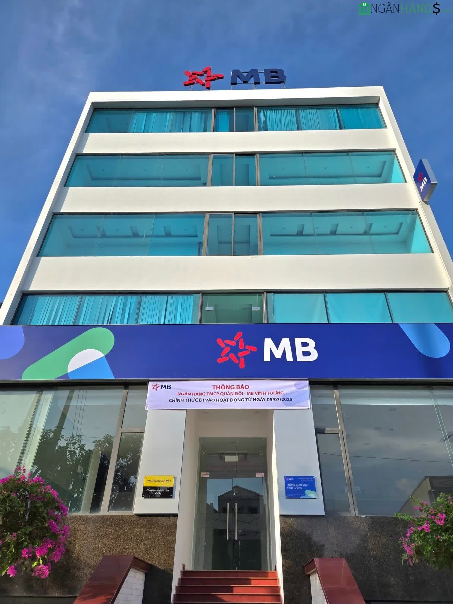 Ảnh Ngân hàng Quân Đội MBBank PGD Vĩnh Tường 1